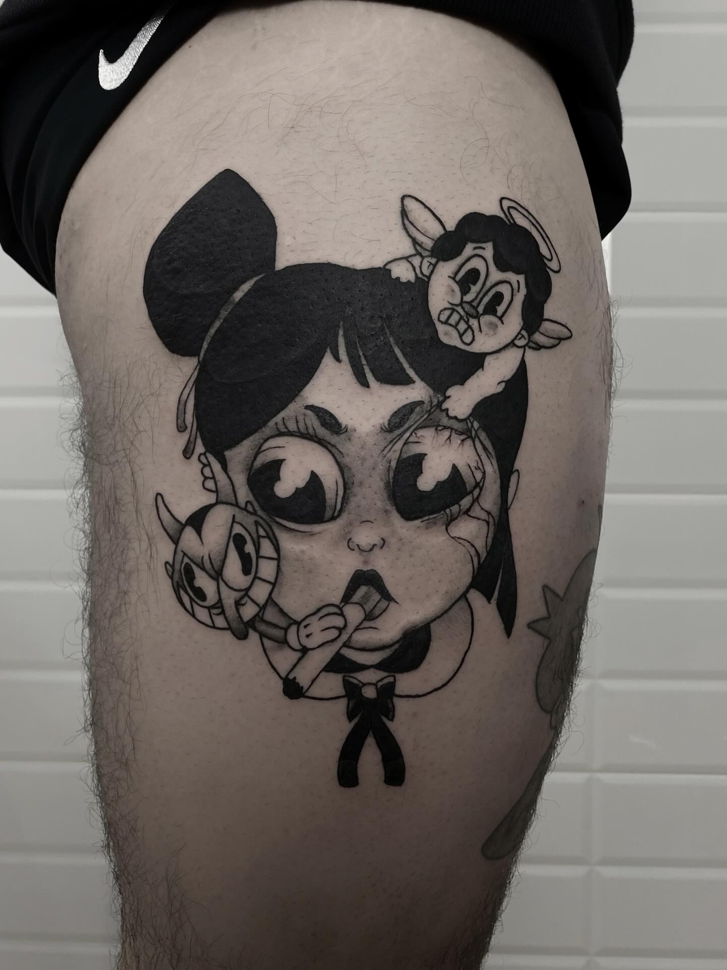 Tattoo by @suba_tattoo — black_and_grey