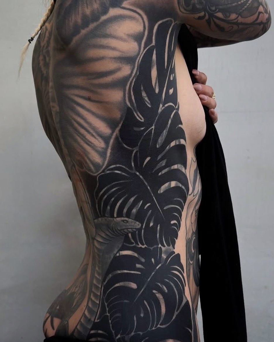 Tattoo by @walkerx — blackwork, realism