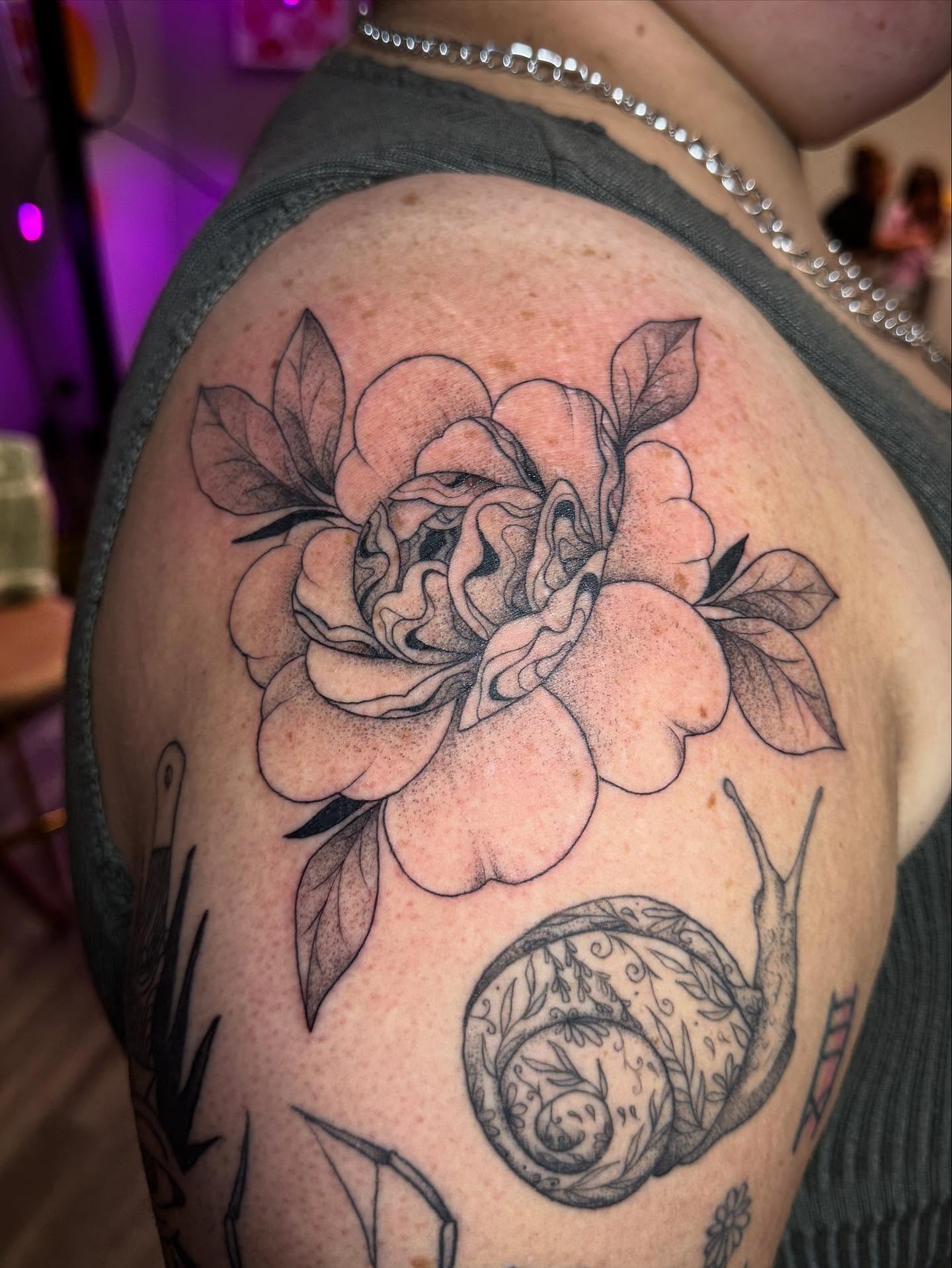 Tattoo by @bethanymorgan_tattoos — black_and_grey