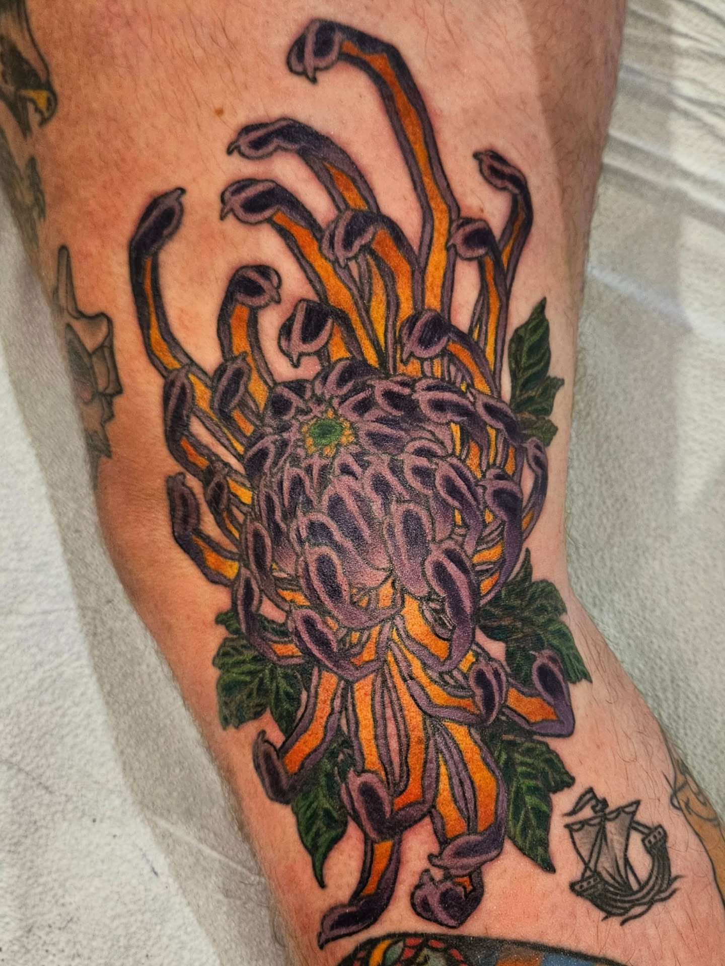 Tattoo by @owenmillertattoo — dotwork