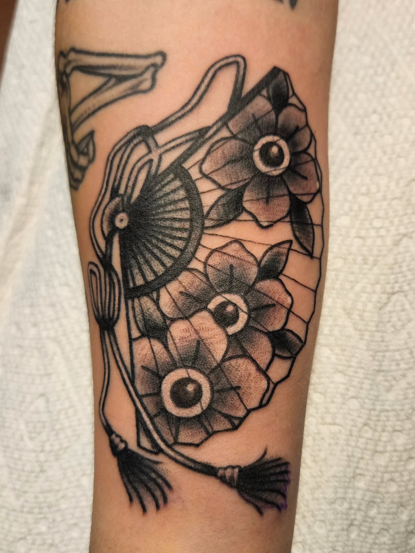 Tattoo by @owenmillertattoo — black_and_grey