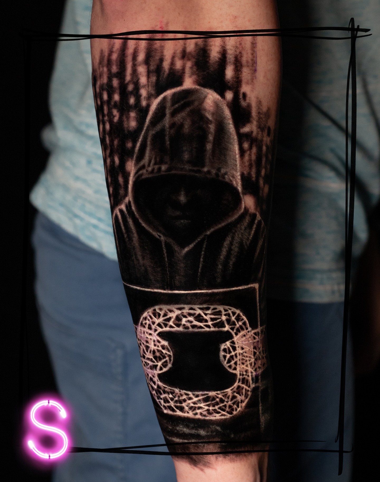 Tattoo by @mrsassy_tattoos — black_and_grey, realism