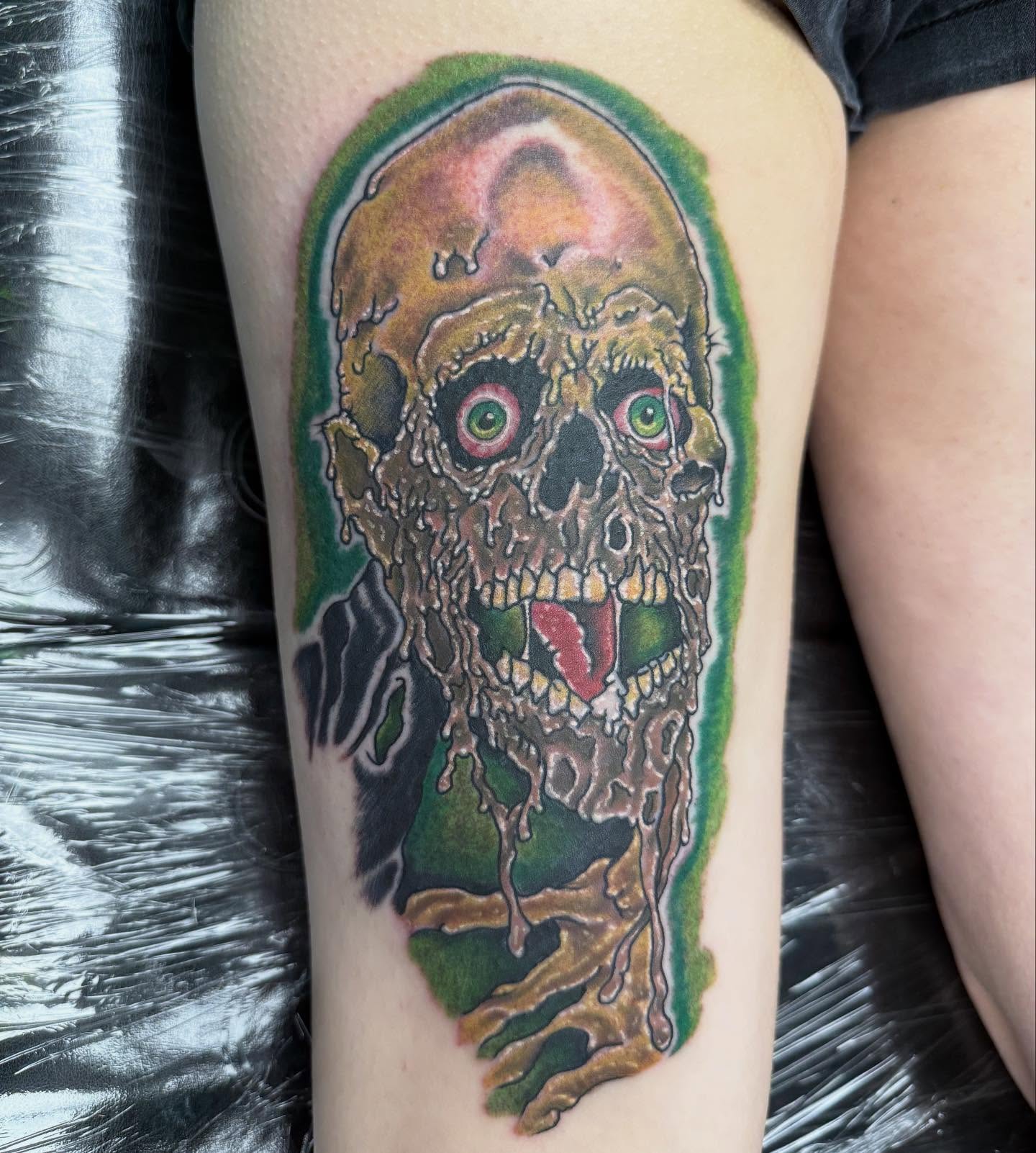 Tattoo by @jared.shugart.tattoos — trash_polka