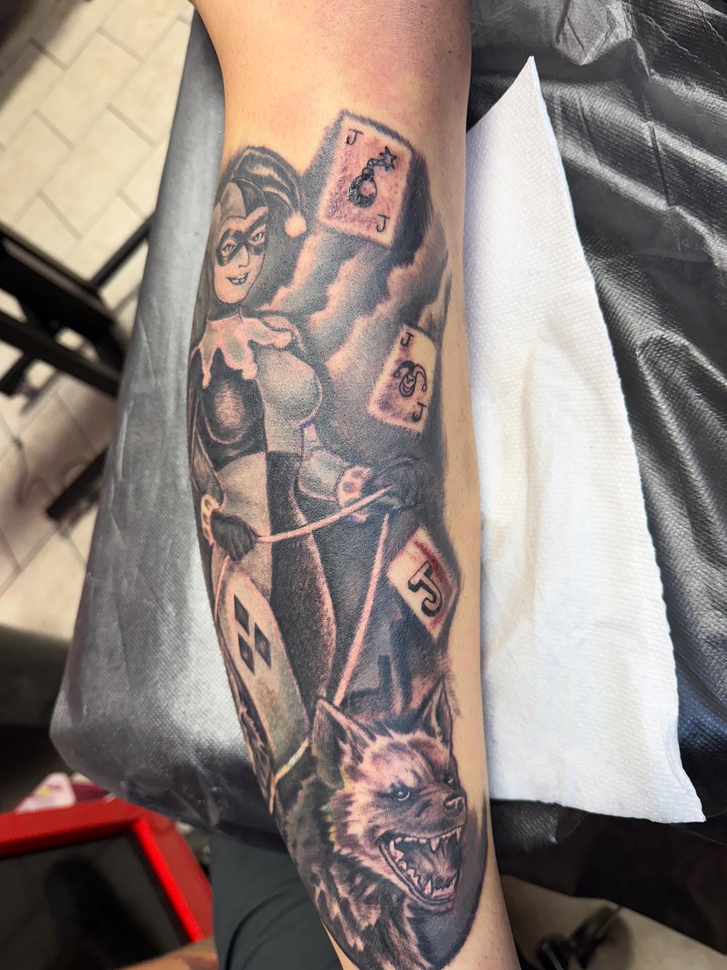 Tattoo by @shawnmichaelstattoos — black_and_grey, realism
