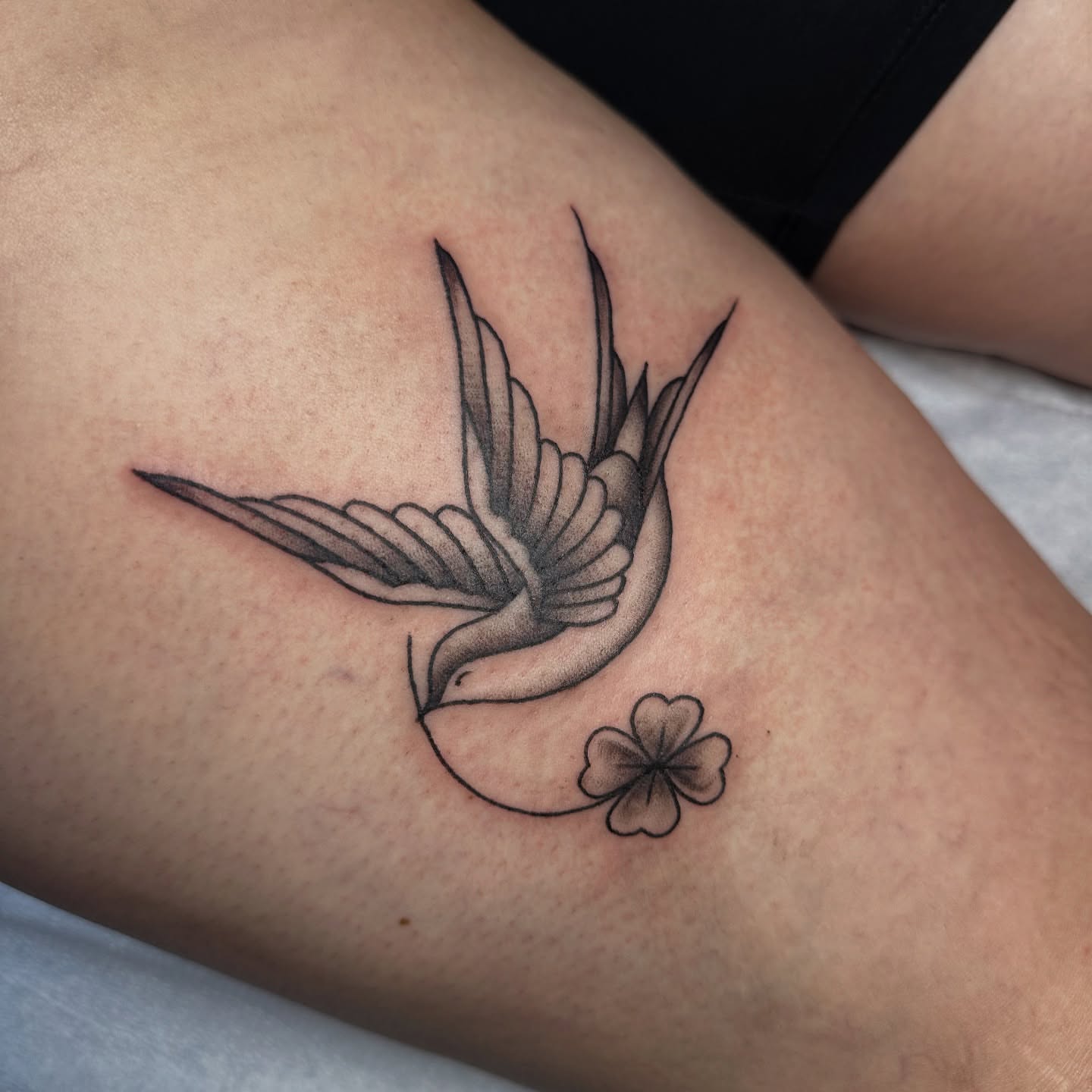 Tattoo by @lauren_delizza — black_and_grey