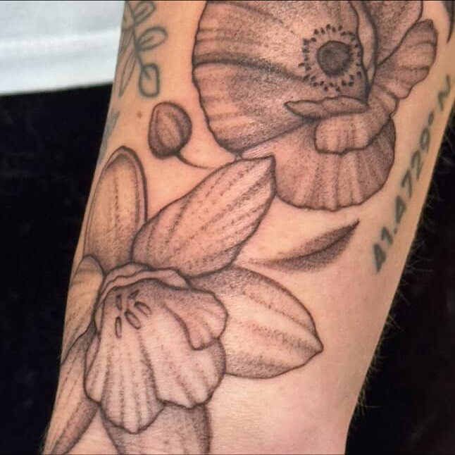 Tattoo by @sevtattoos — black_and_grey