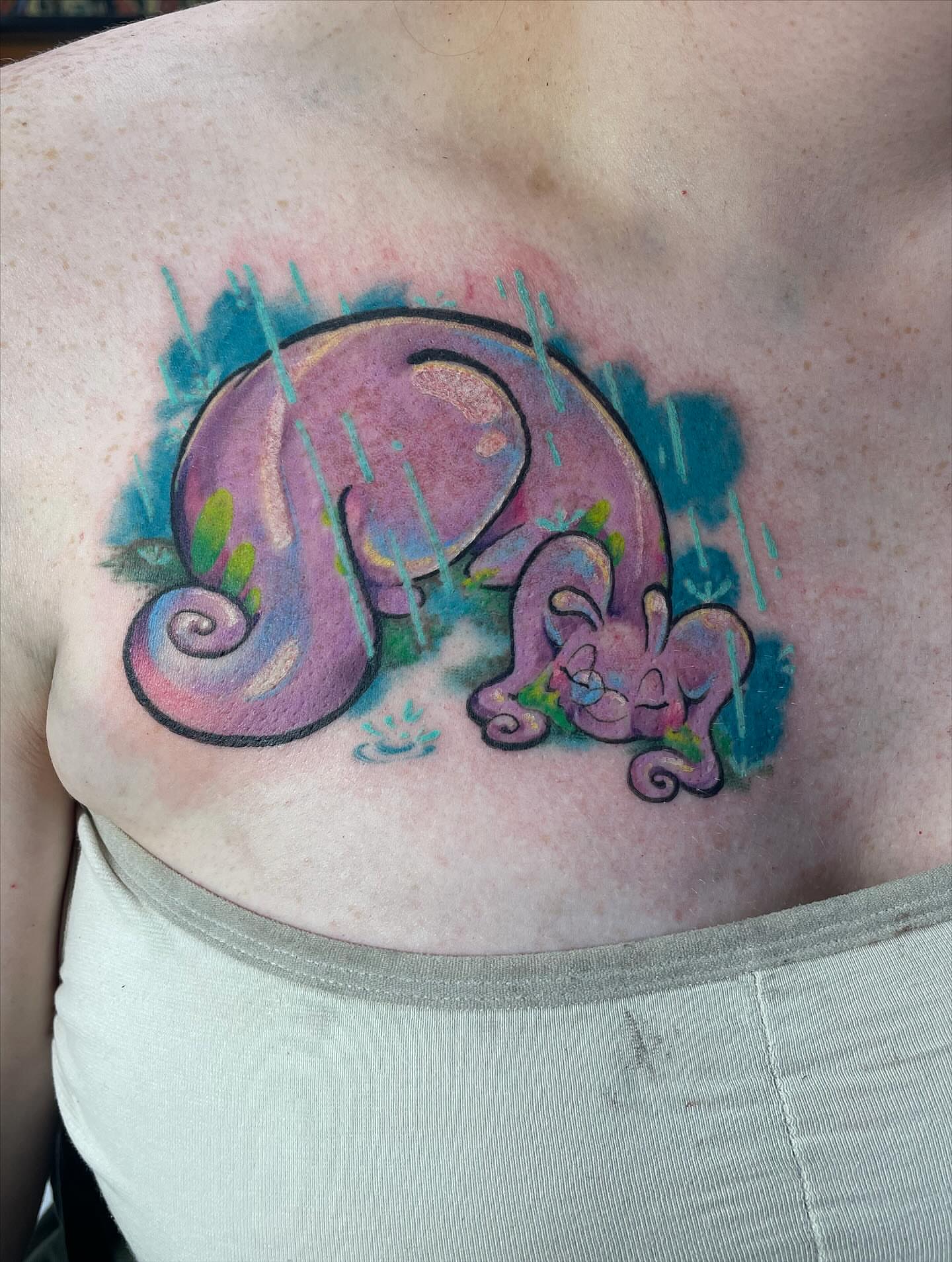 Tattoo by @robinyublind — watercolor