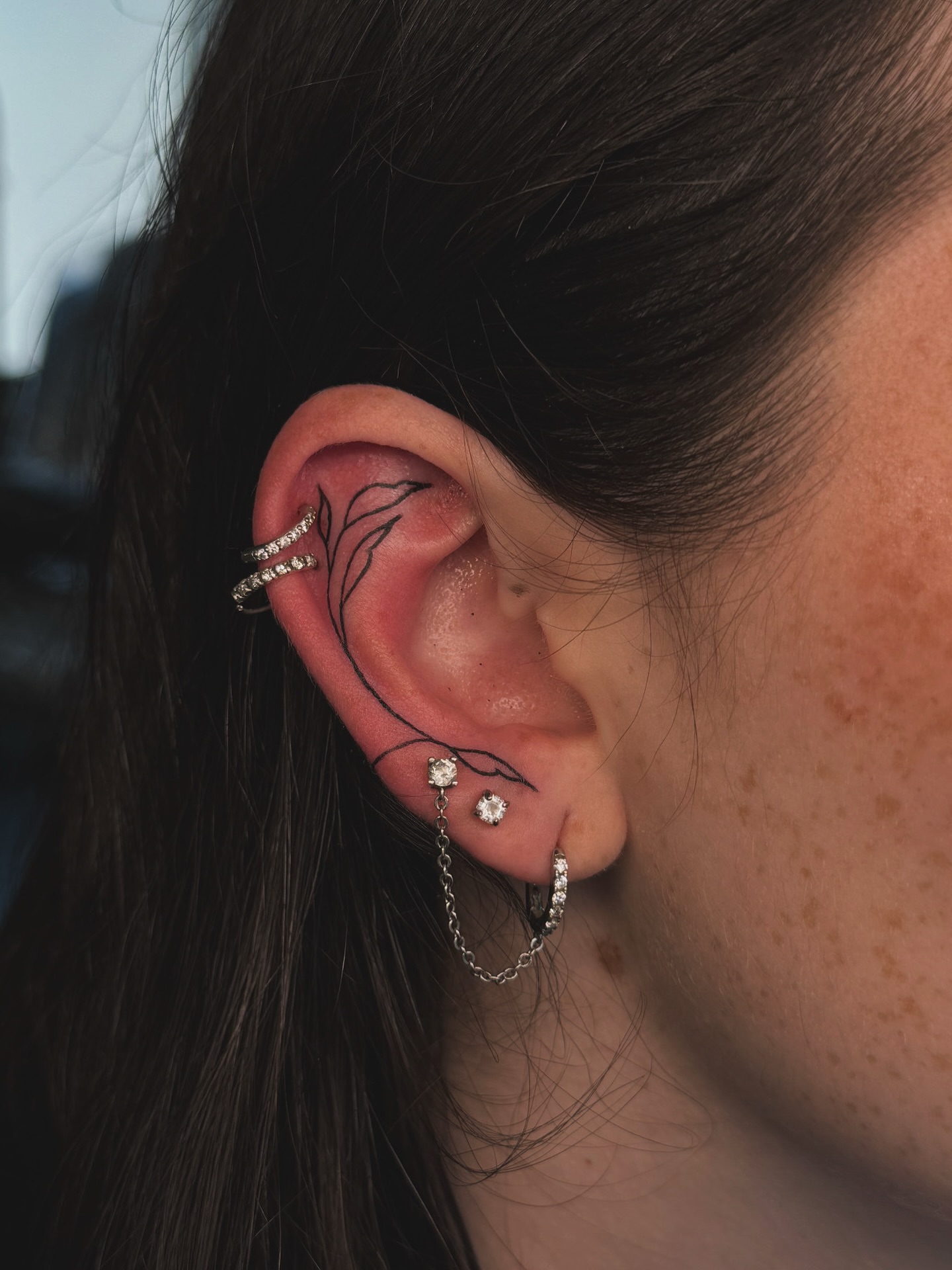 Tattoo by @bambi.brows β fine_line