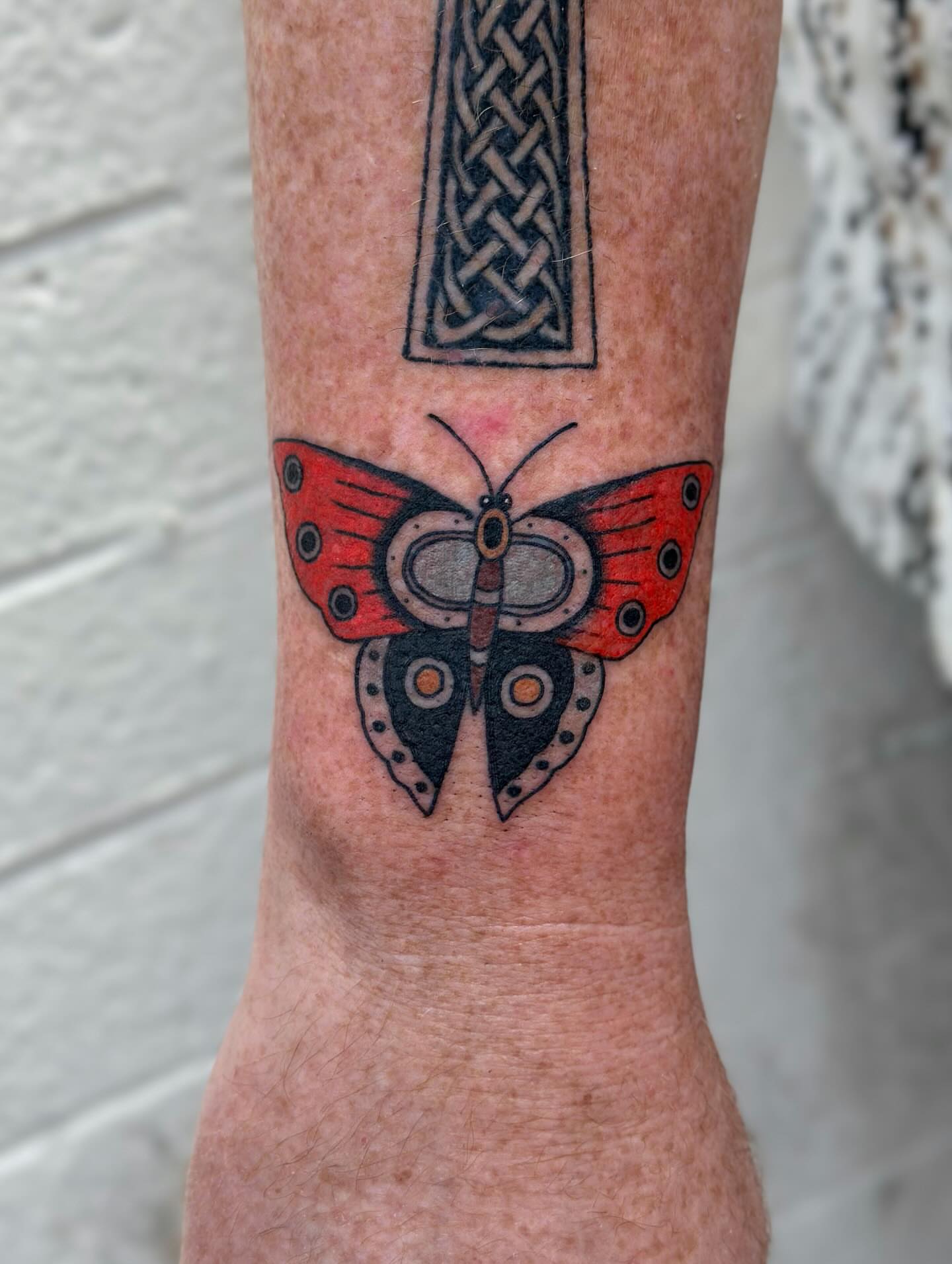 Tattoo by @natecreeper — dotwork