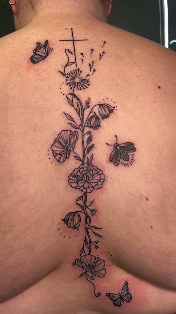 Tattoo by @tattoosbyrach β fine_line, black_and_grey