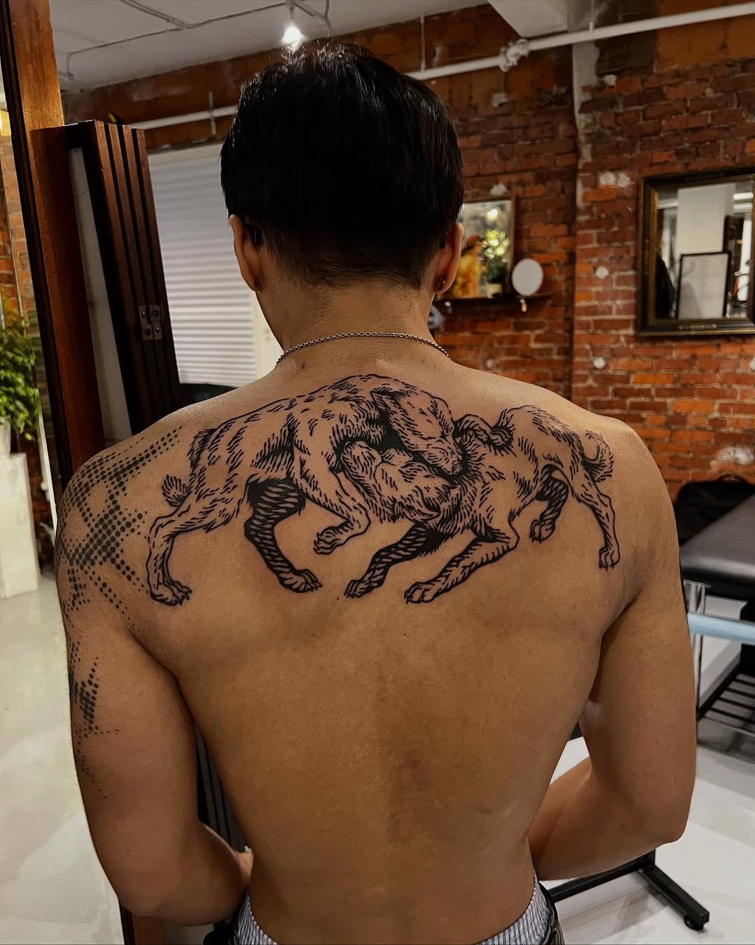 Tattoo by @wonny_wood — blackwork, illustrative