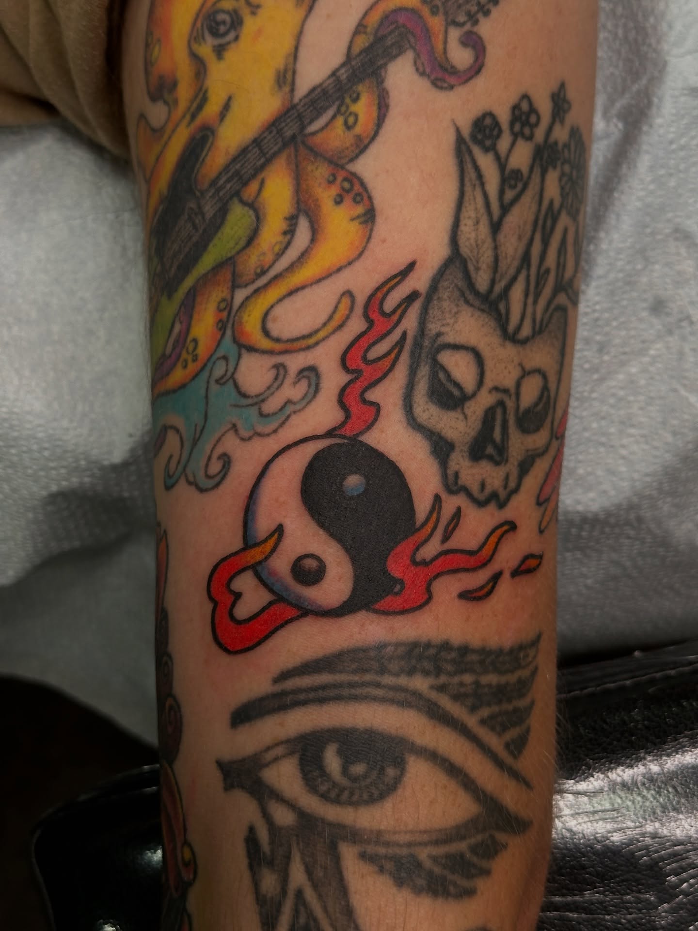 Tattoo by @jaredaustinart — american_traditional, new_school