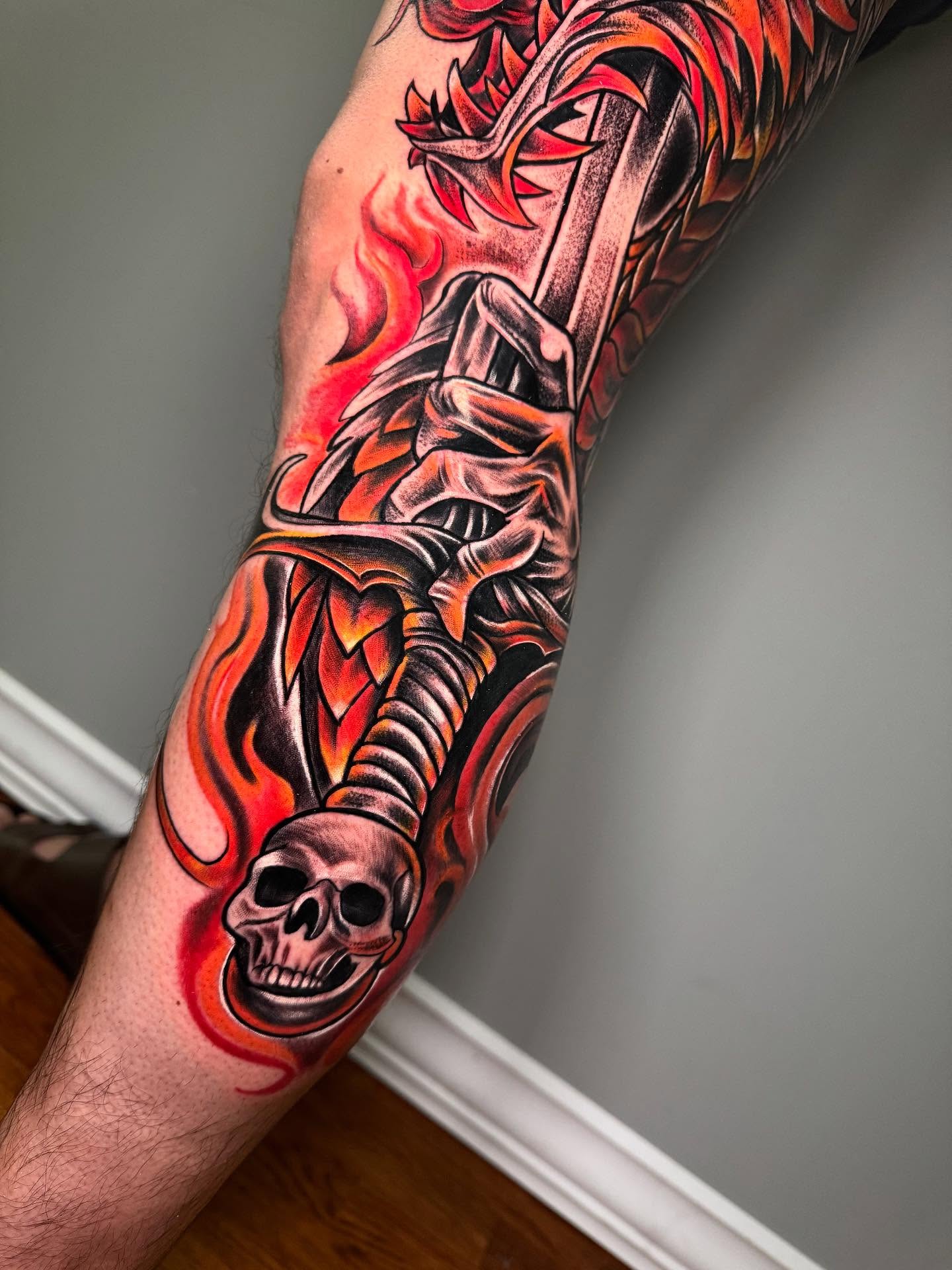 Tattoo by @suicidaink.tattoo โ neo_traditional, dark_realism