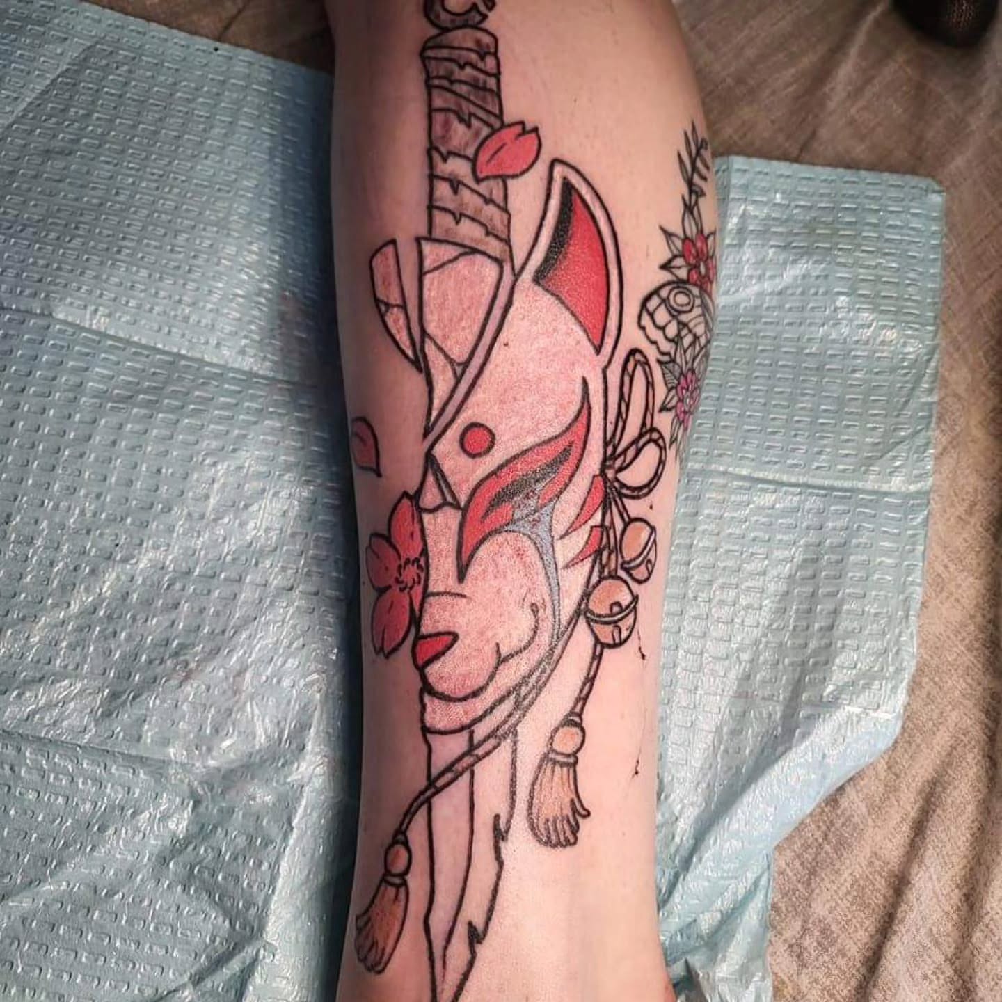 Tattoo by @bassheadtattoos — geometric, japanese_irezumi