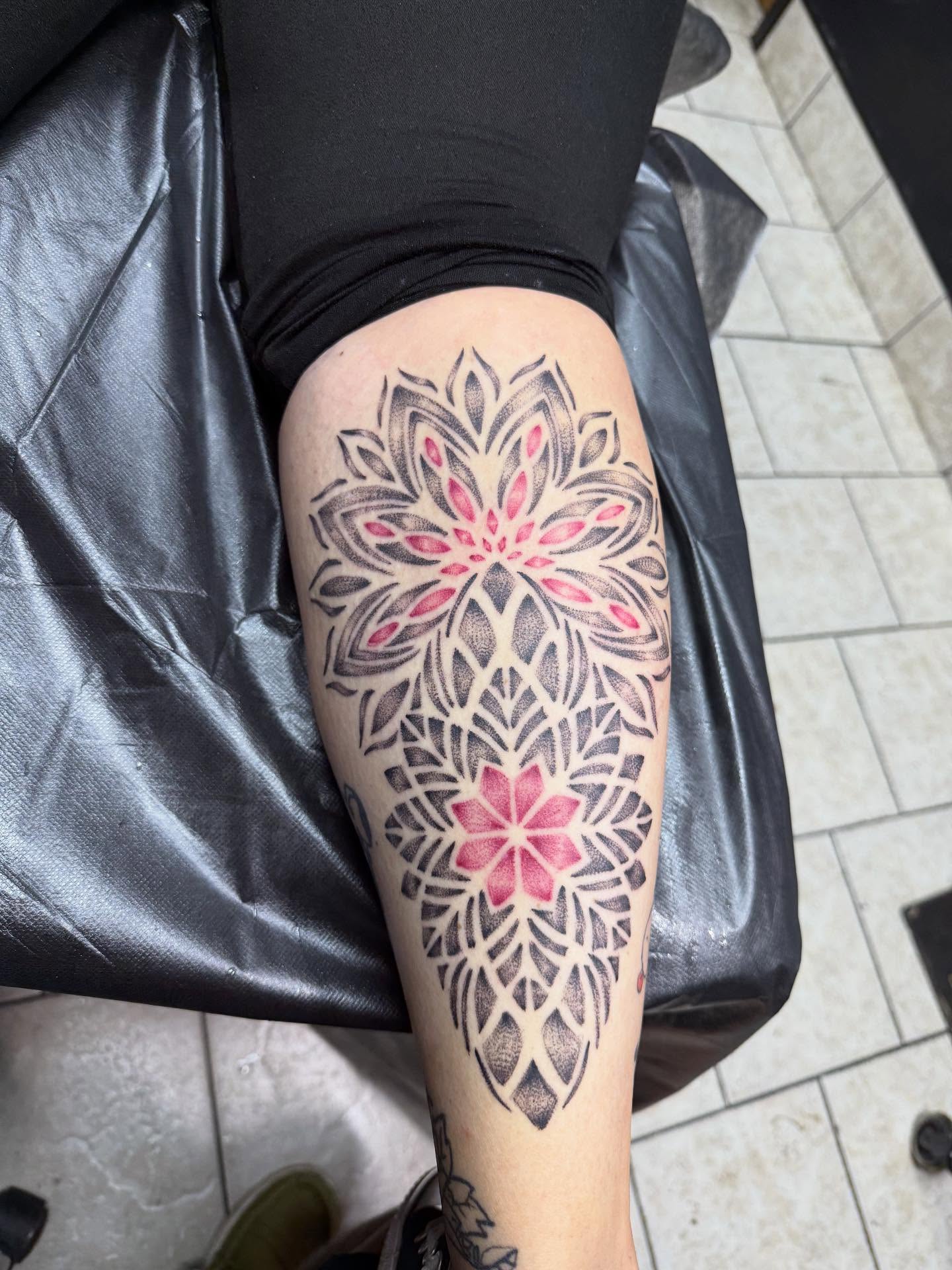 Tattoo by @shawnmichaelstattoos — geometric