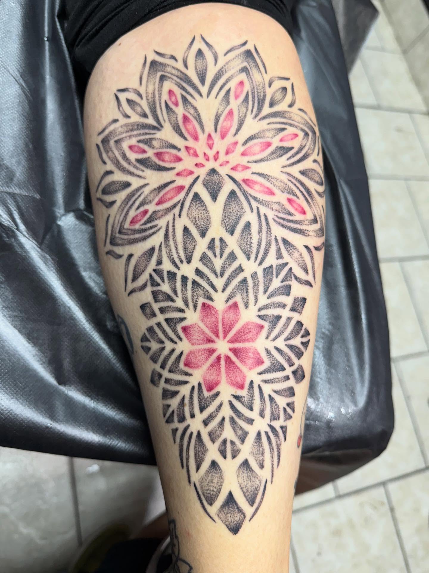 Tattoo by @shawnmichaelstattoos — geometric