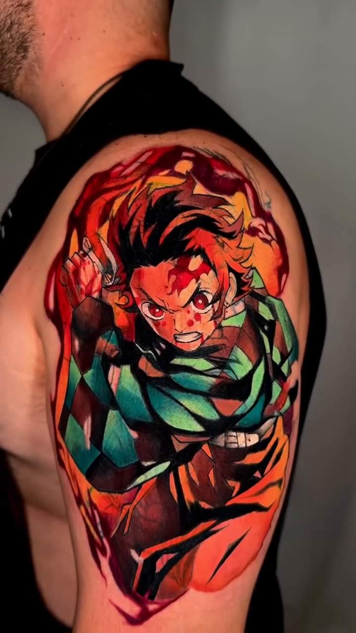 Tattoo by @solrugama — anime