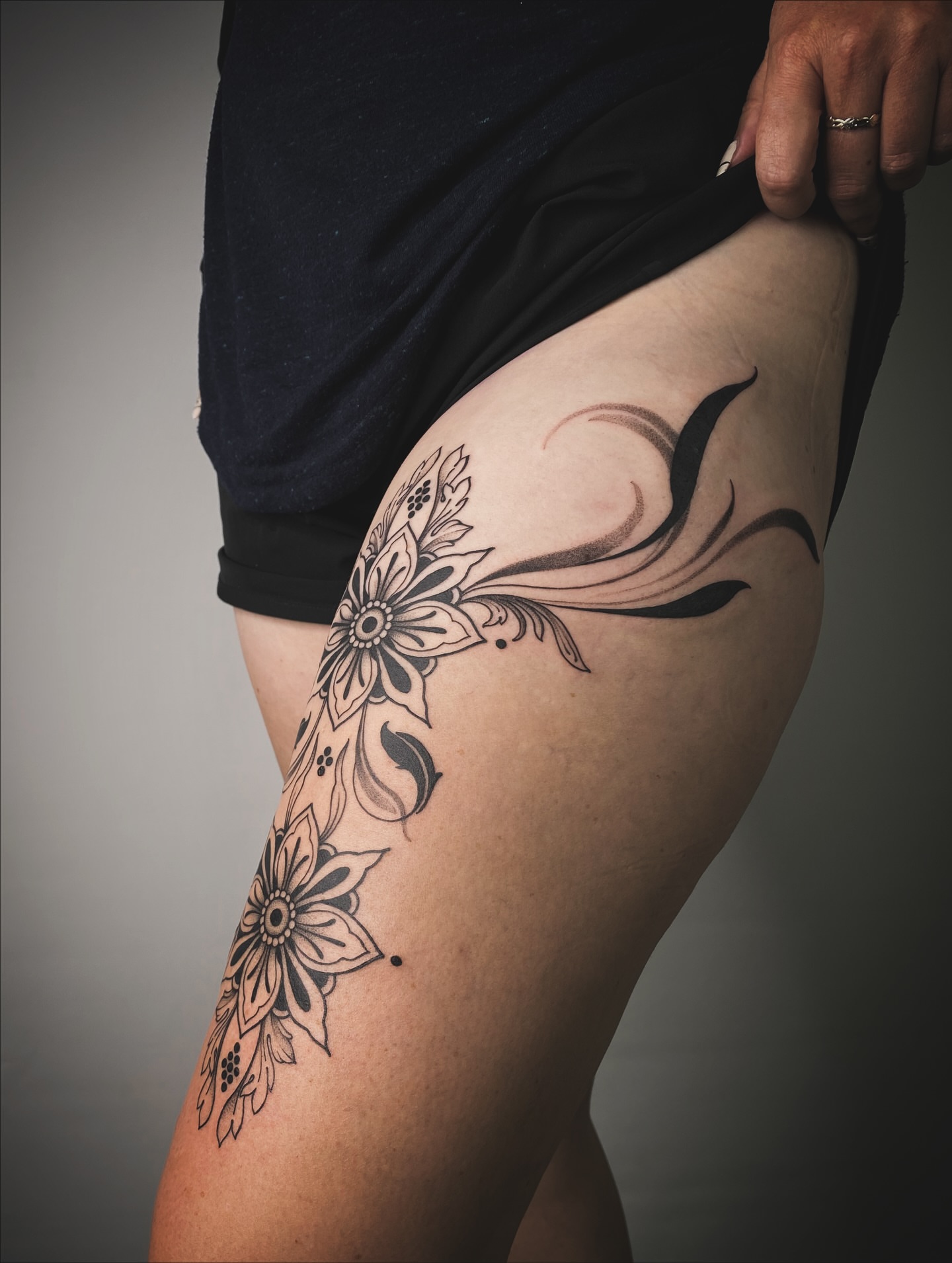 Tattoo by @bimtxtt — black_and_grey