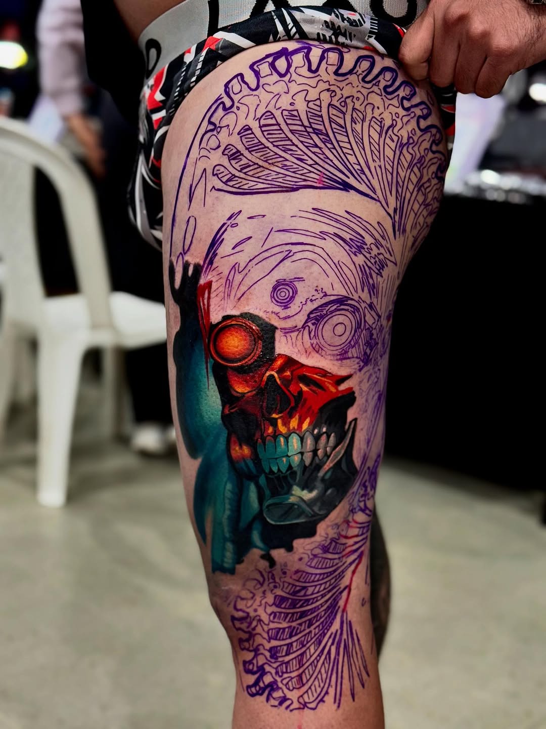 Tattoo by @sketchink08 — realism, trash_polka