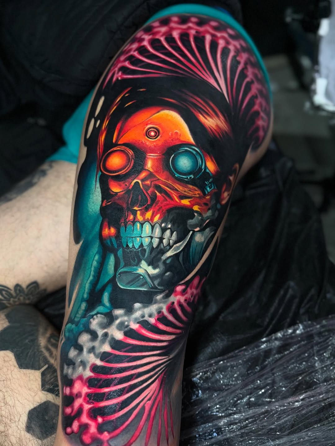 Tattoo by @sketchink08 — realism, trash_polka