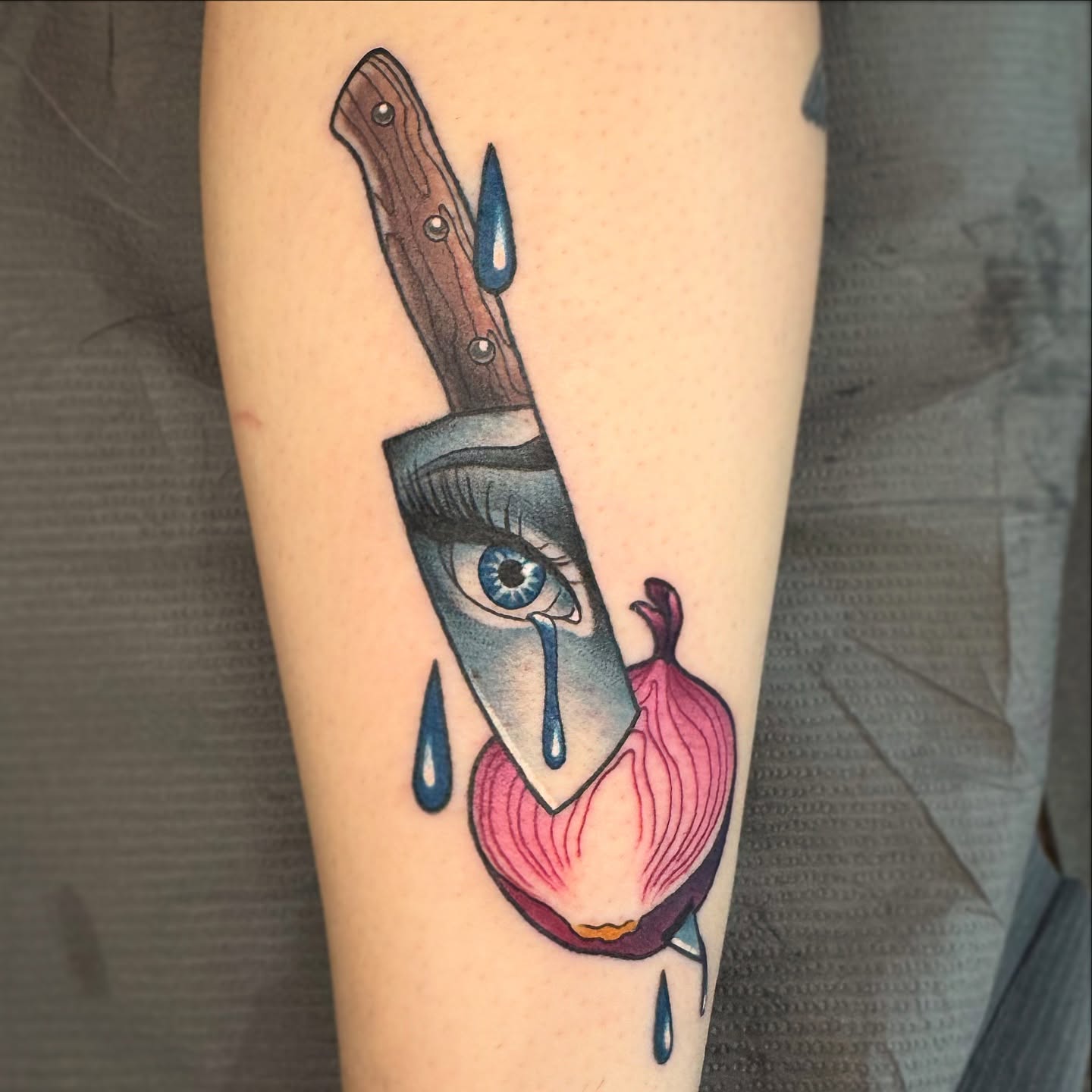 Tattoo by @lizatattoos — american_traditional, surrealism