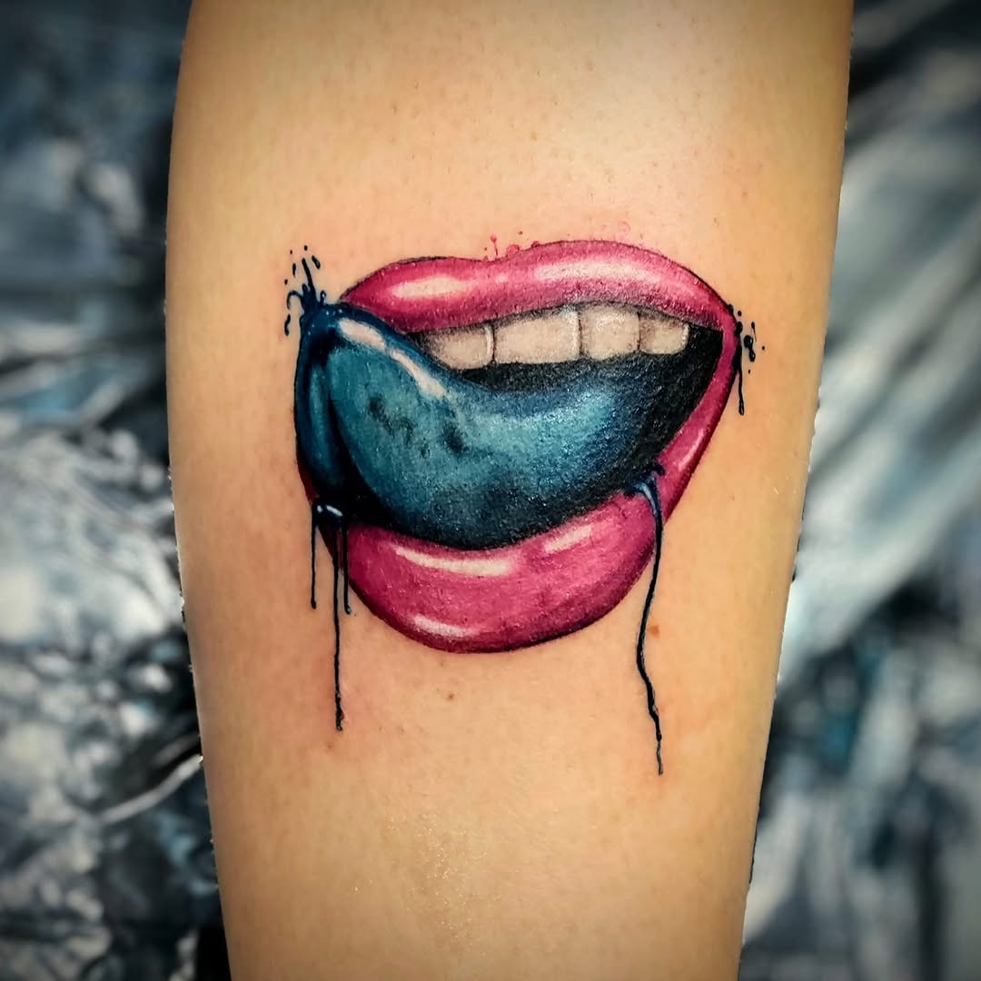 Tattoo by @creepybeazily — realism, trash_polka