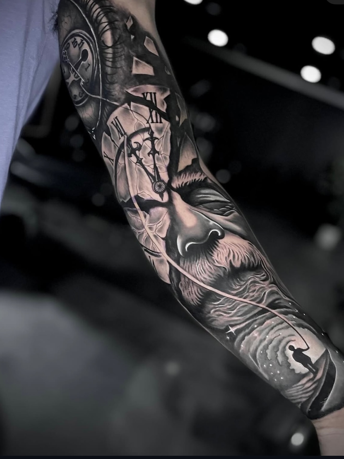 Tattoo by @2groovystudios — realism, black_and_grey