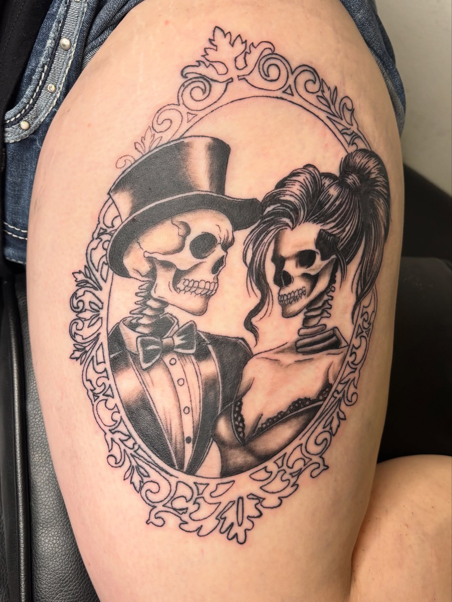 Tattoo by @colourblindtattoo — black_and_grey, realism