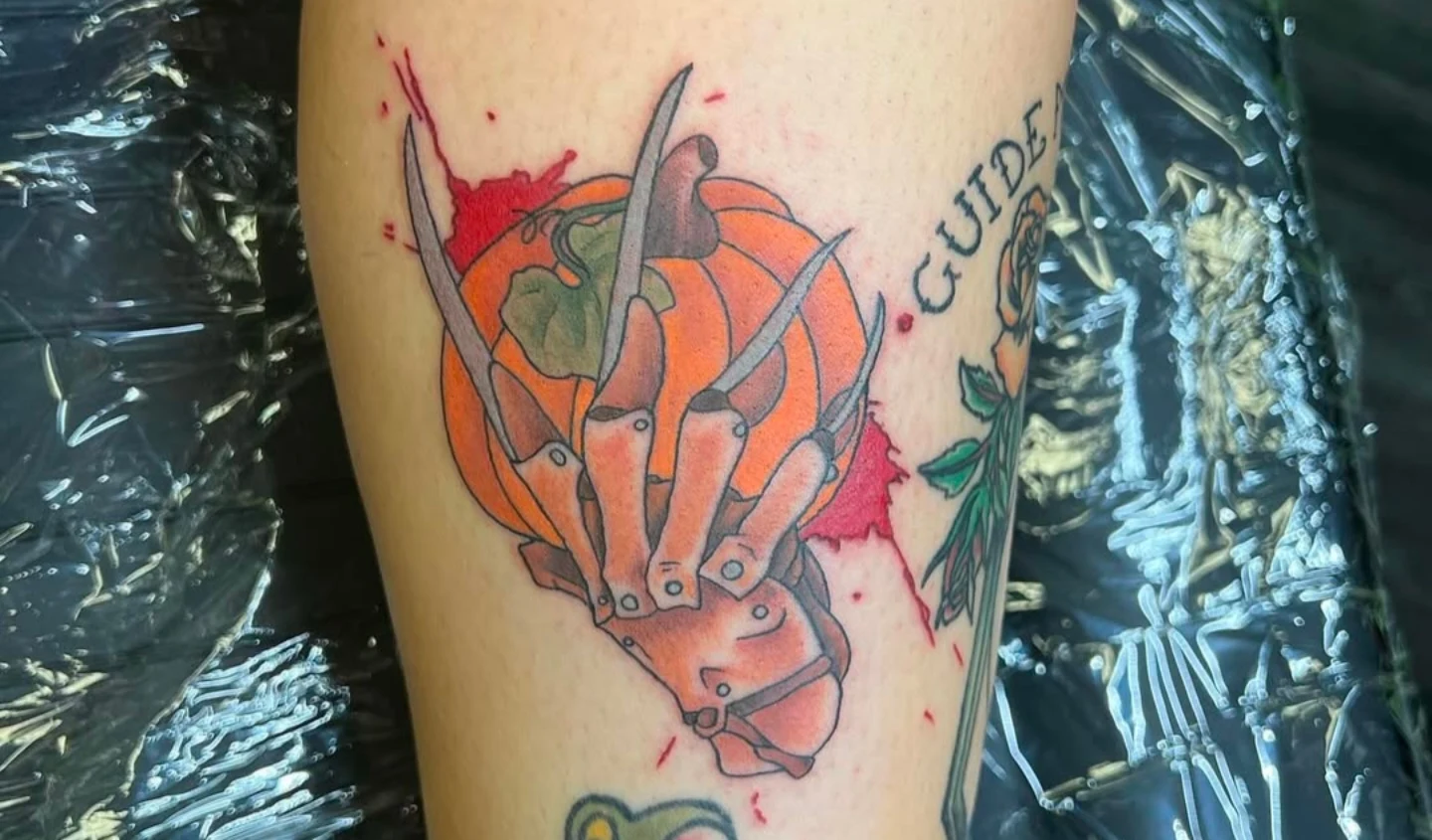 Tattoo by @shamrock_ink — american_traditional, dotwork