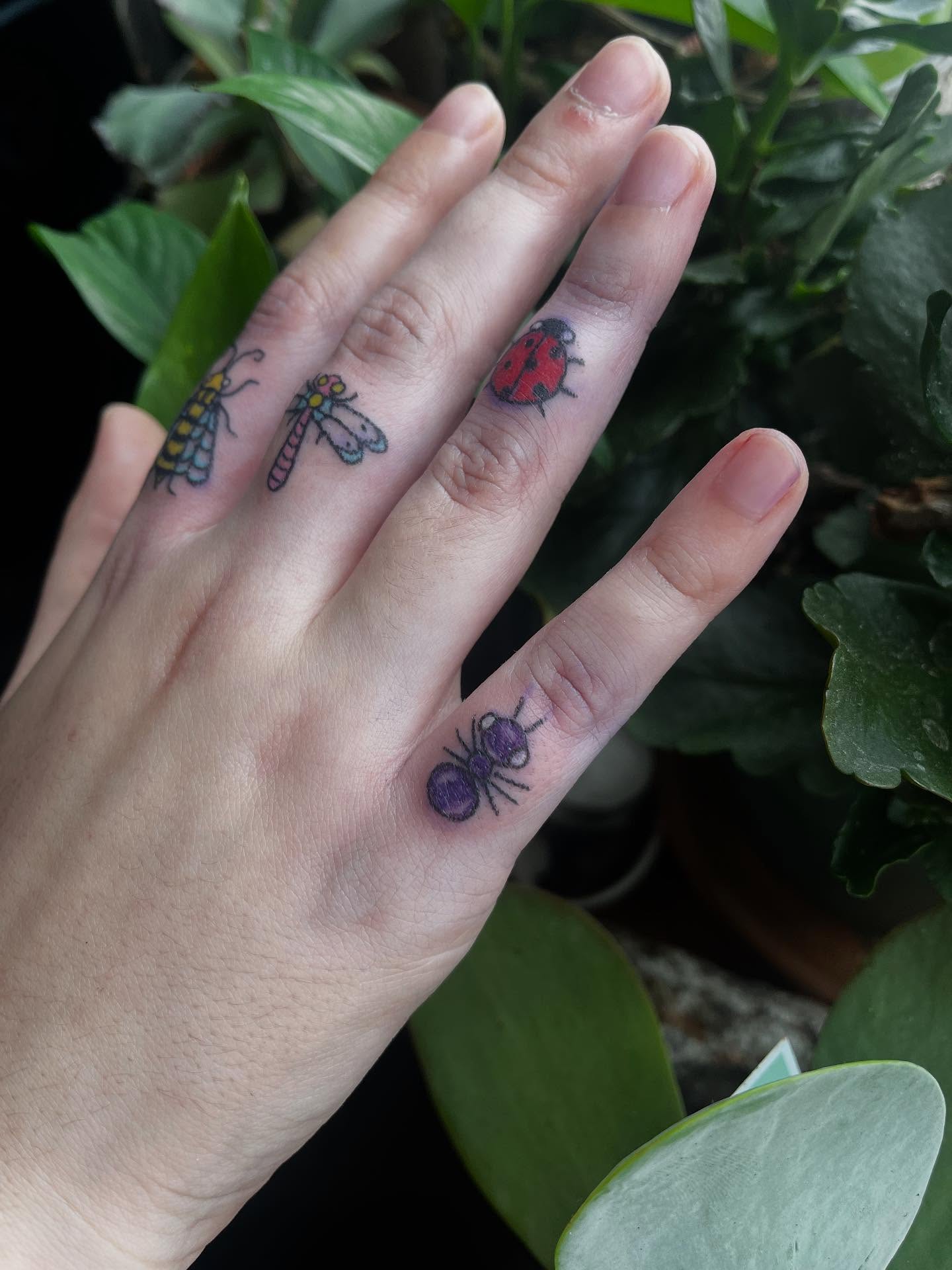 Tattoo by @lilbull.tatts — dotwork