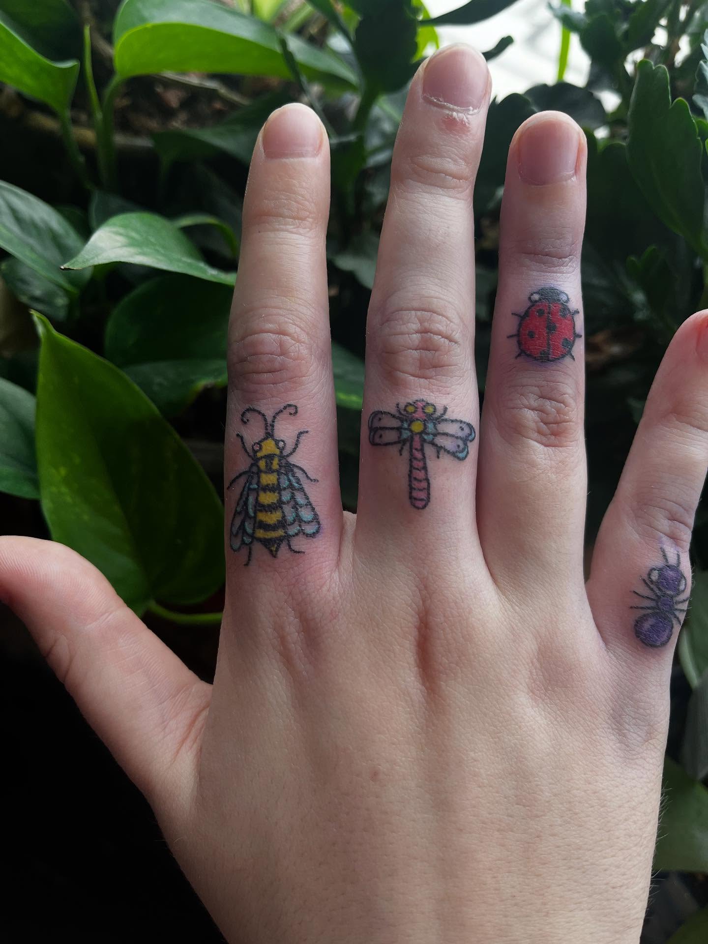 Tattoo by @lilbull.tatts — dotwork