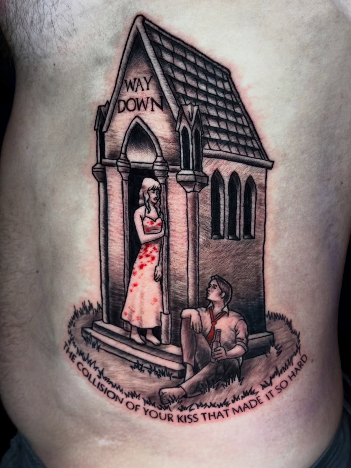 Tattoo by @inkyfruits — realism, dark_realism