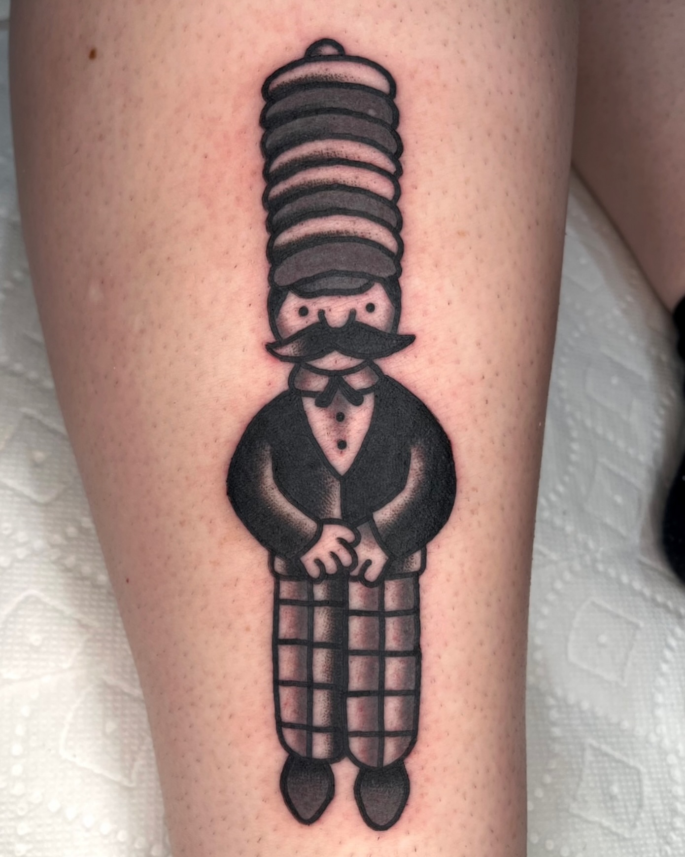 Tattoo by @its_raw_banana_ — black_and_grey