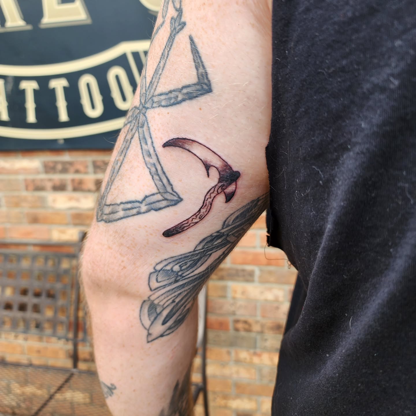 Tattoo by @bigtastytattoos — black_and_grey