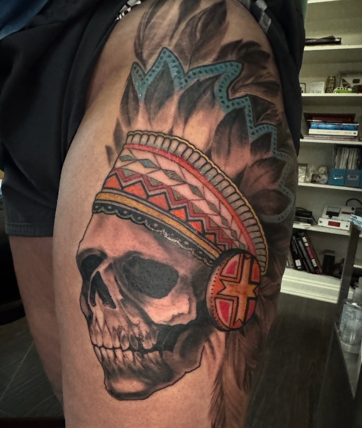 Tattoo by @scottdennistattoos — realism, tribal