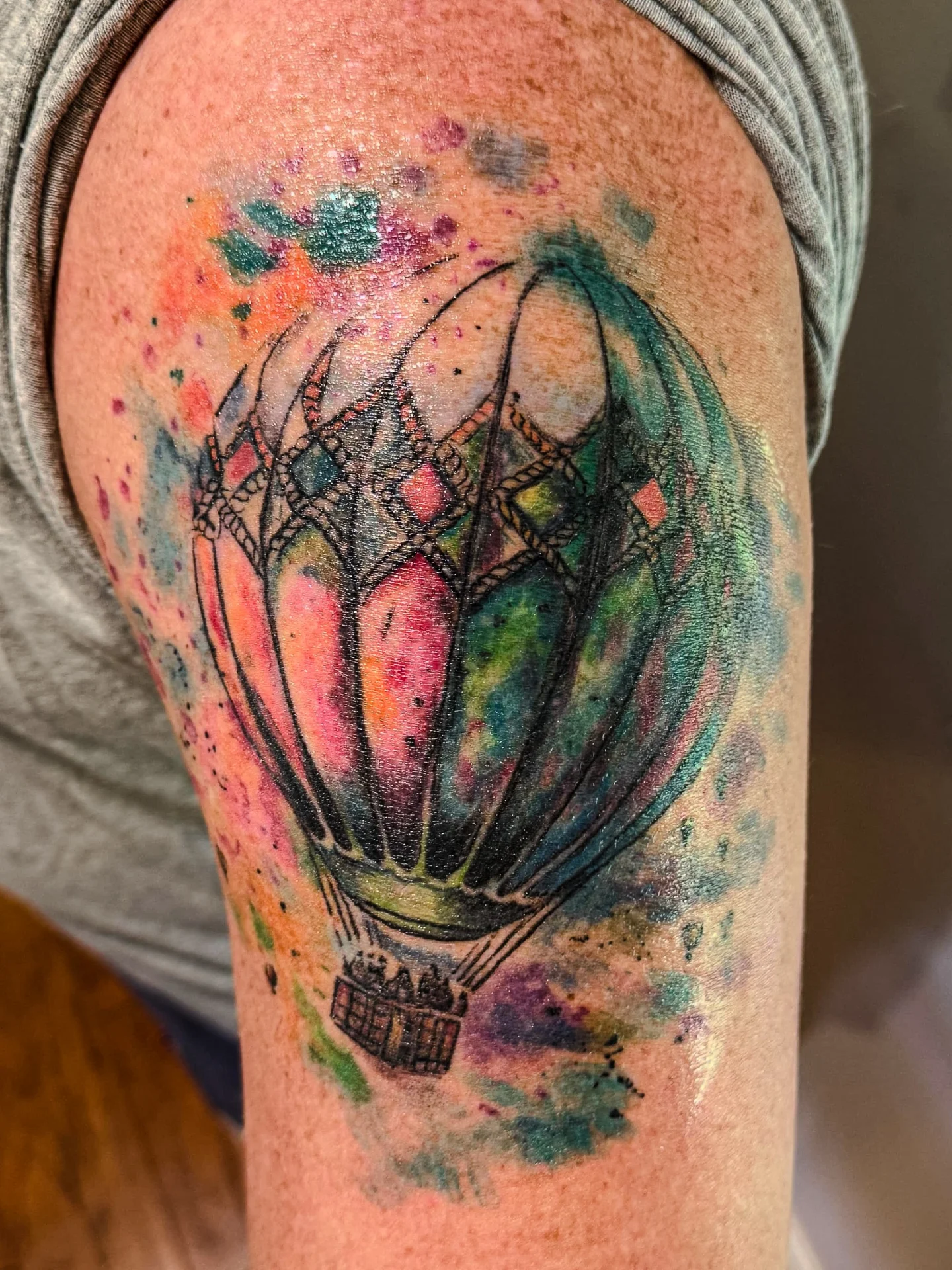 Tattoo by @veroinks — watercolor
