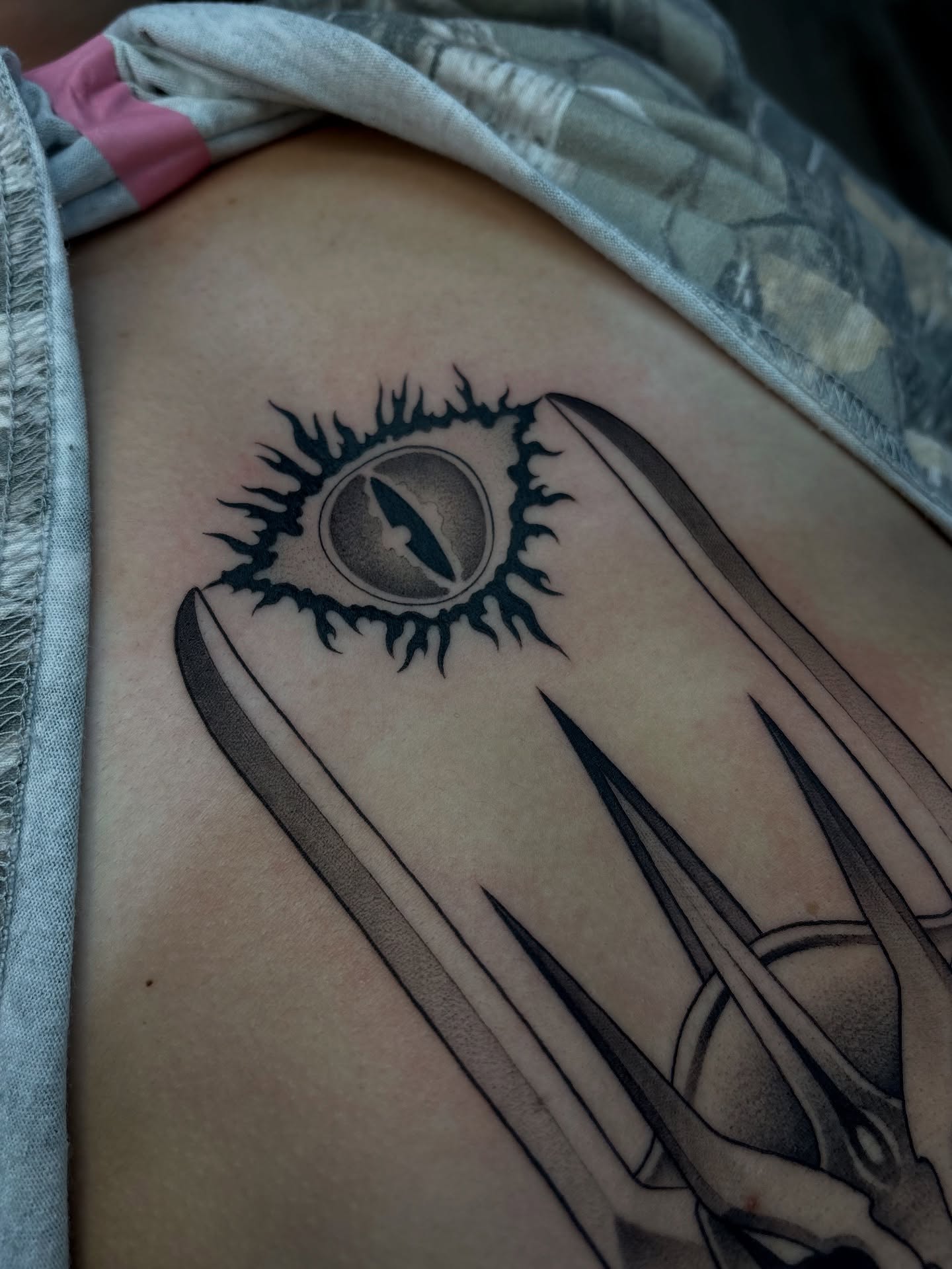 Tattoo by @tattoosbymeach — black_and_grey