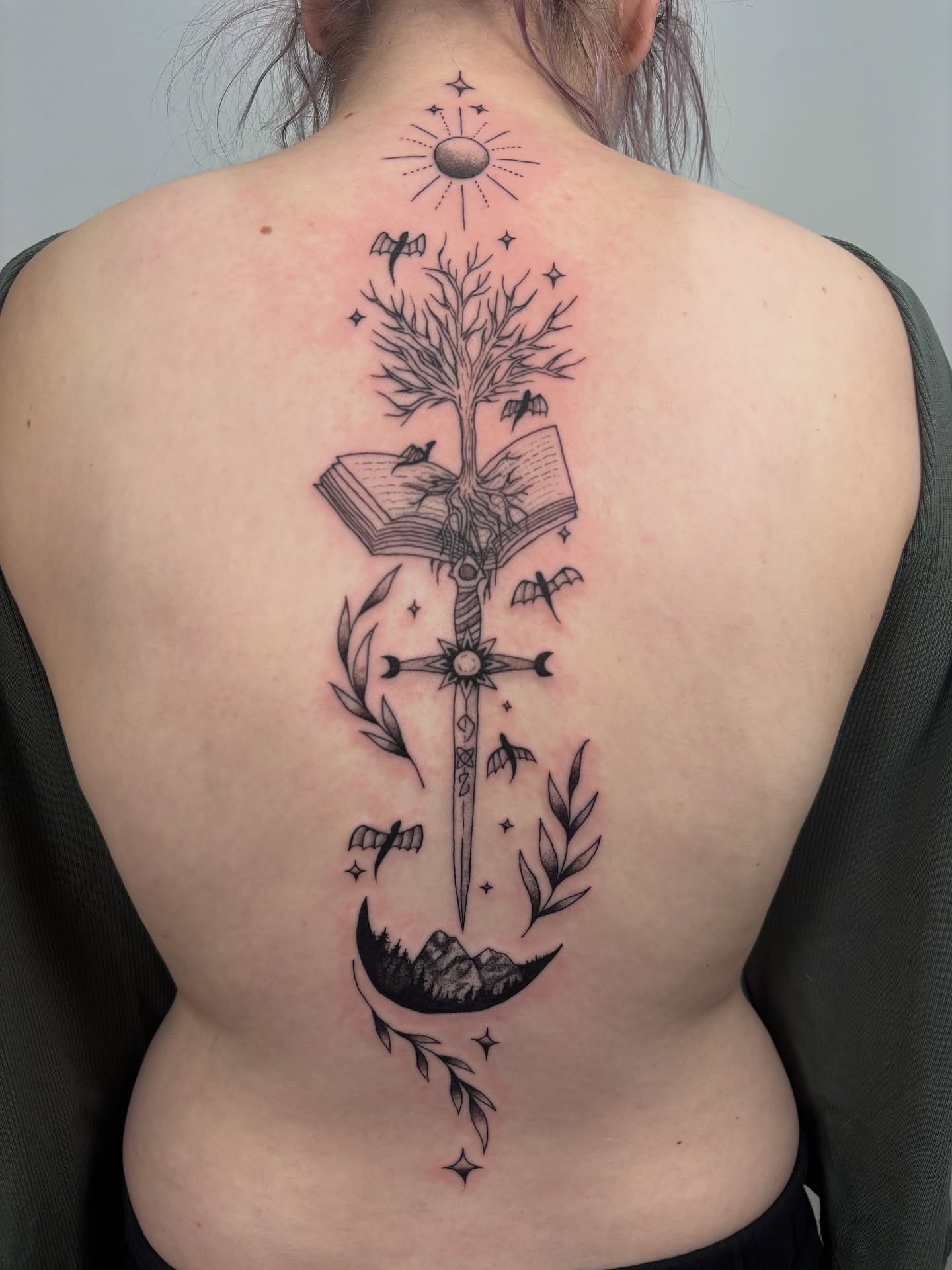 Tattoo by @sterlingstattoos — black_and_grey