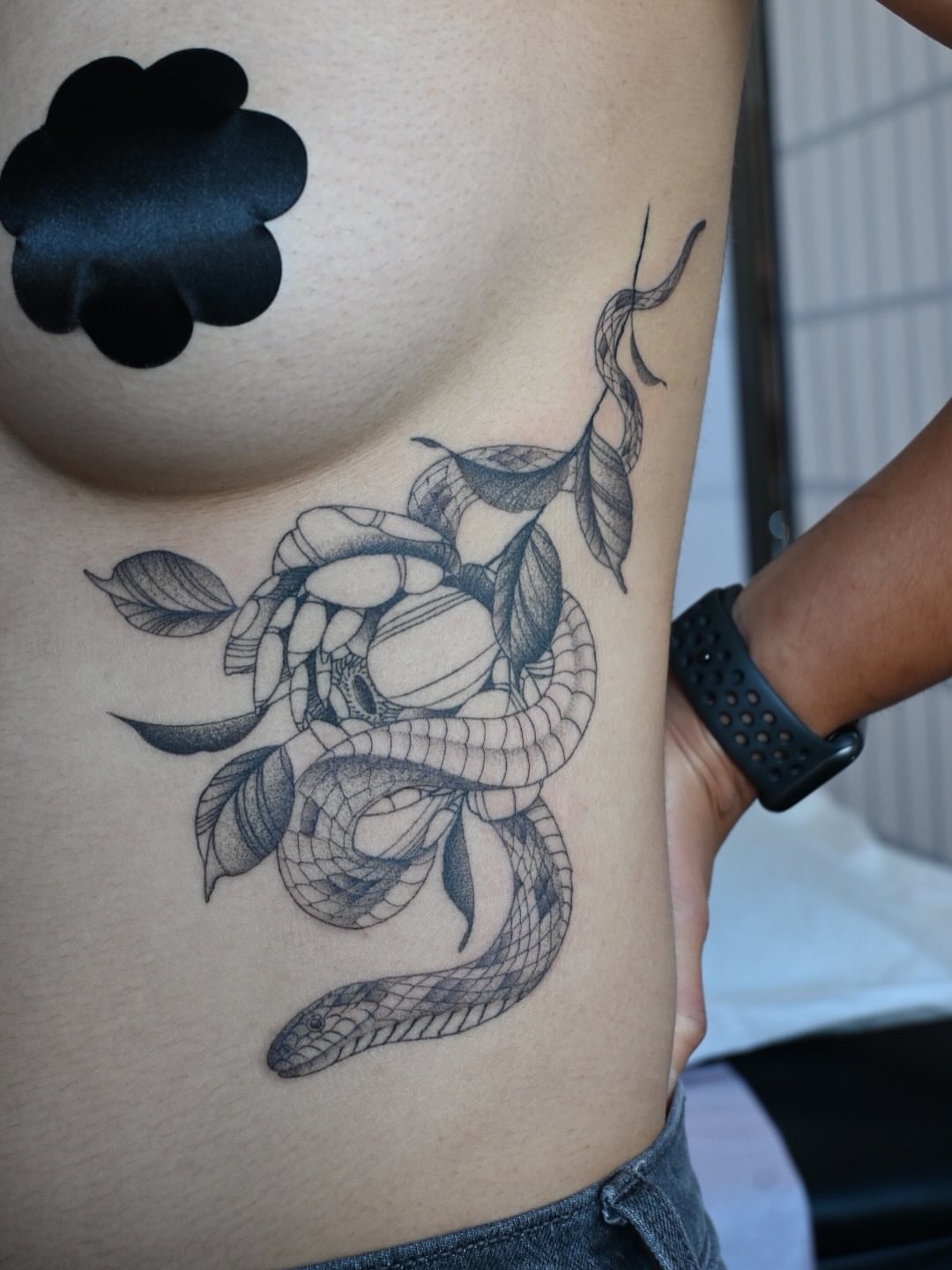 Tattoo by @simbalysm — black_and_grey, realism