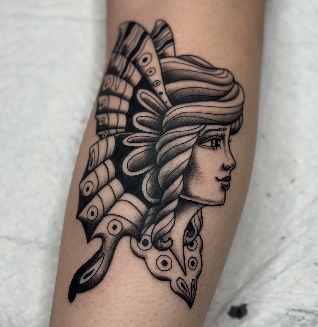 Tattoo by @joelsmithtattoo — american_traditional, black_and_grey
