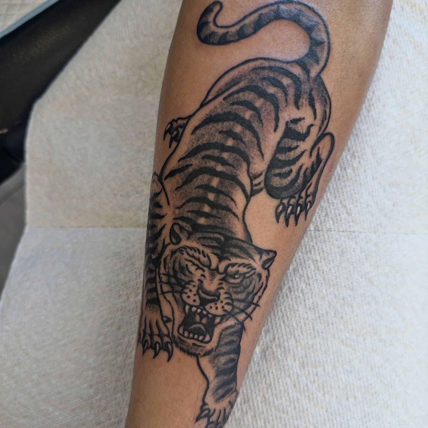 Tattoo by @tattooerjan8 — black_and_grey