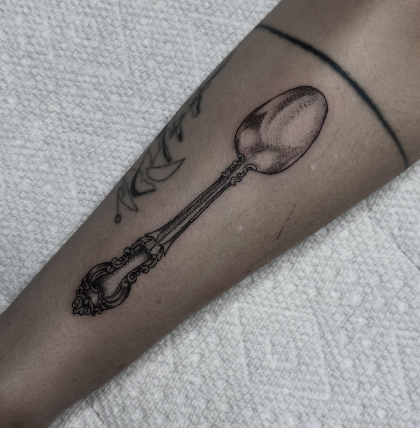 Tattoo by @countmia — dotwork