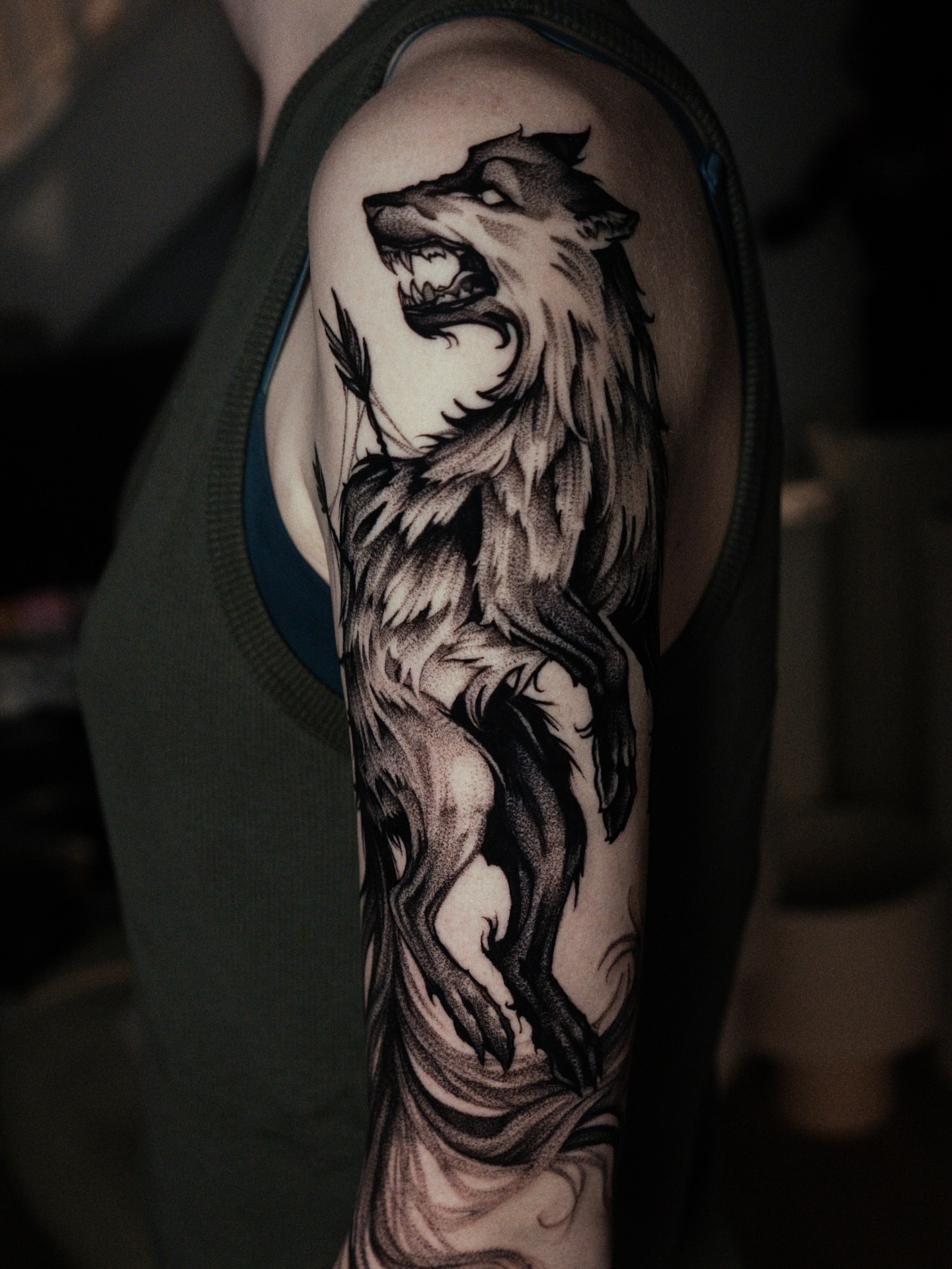 Tattoo by @bru.blackink — black_and_grey
