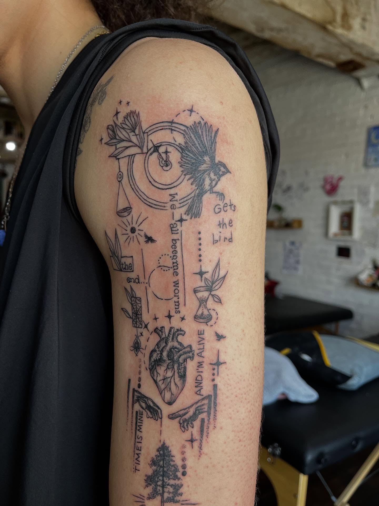 Tattoo by @lilbull.tatts — black_and_grey
