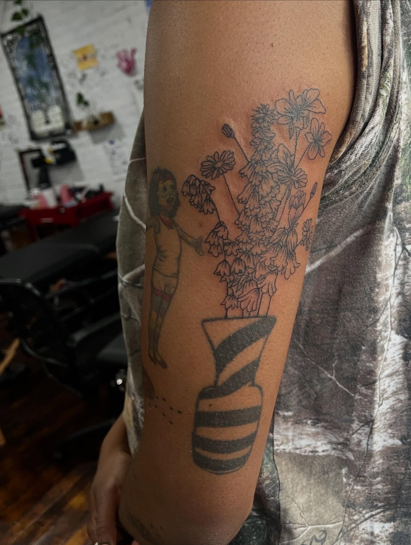 Tattoo by @lilbull.tatts — black_and_grey