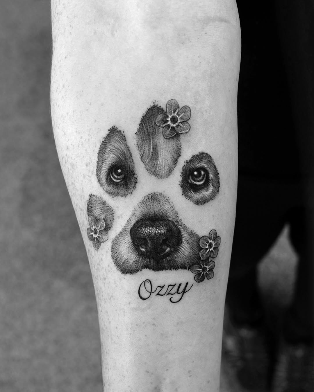Realism tattoo on the forearm by Ria Kim 김리아