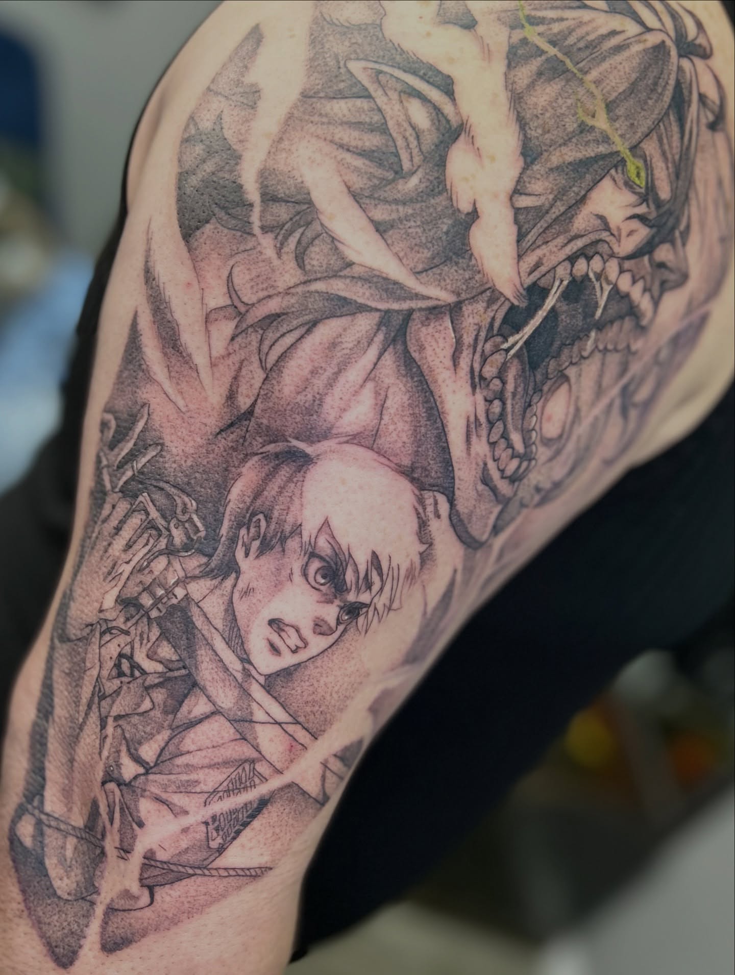 Anime character anime tattoo on the forearm by π°ππππ π»ππππ - π°ππππ π±&πΆ ππππππ π°πππππ