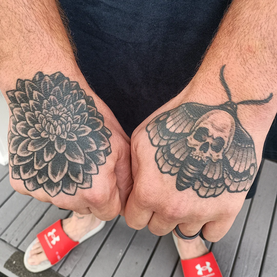 Tattoo by @mister_perks — black_and_grey