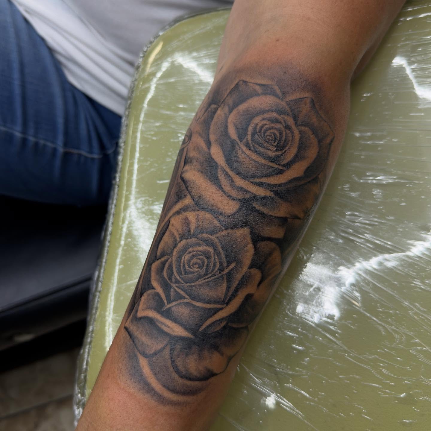 Tattoo by @inkbychuy — black_and_grey, realism