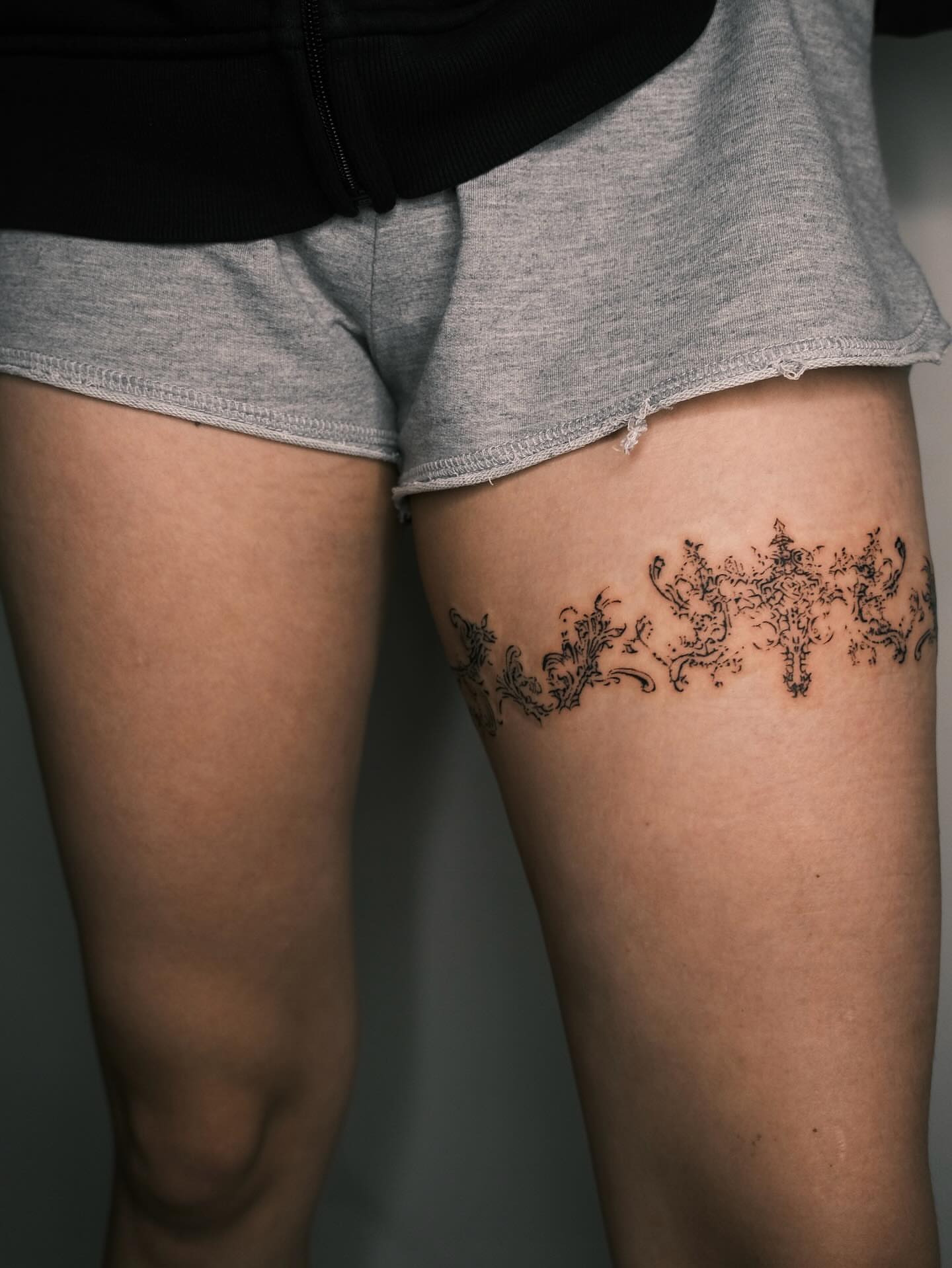 Tattoo by @oxurminexo — black_and_grey